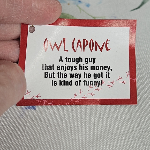 Vintage Fitz And Floyd Birdbrains Owl Capone Teapot cir 2000 - Picture 11 of 12